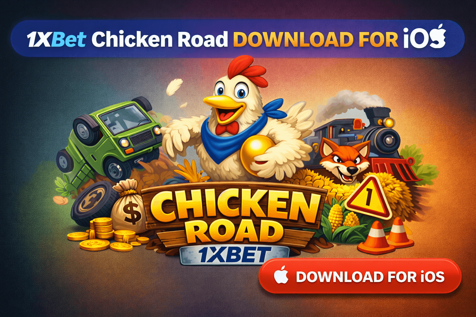 1xbet chicken road download for ios